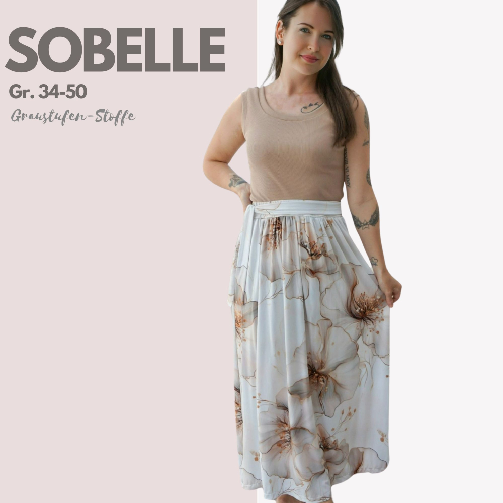 Papierschnittmuster SOBELLE Taillenrock 34-50